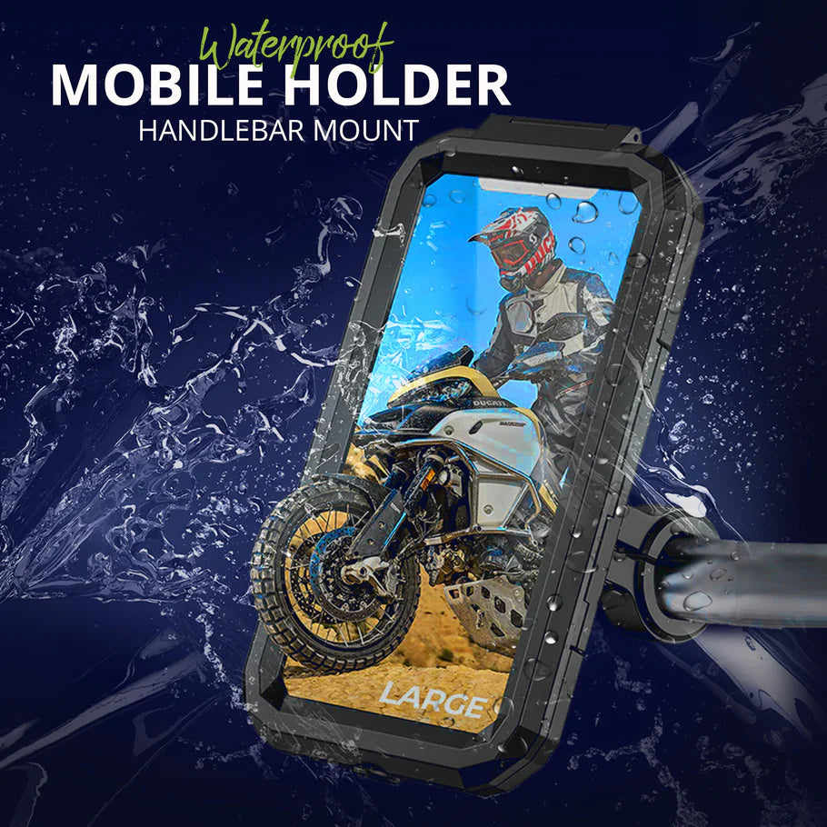 RTS™ 360° Waterproof Motorcycle Navigation Mount with Touch Screen Case